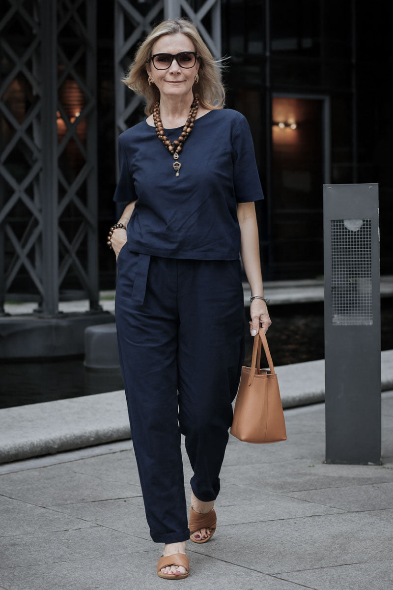 100% Cotton Linen Monochrome Co-ord