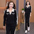 Slimming Casual Long-Sleeved Sweatshirt Two-Piece Set
