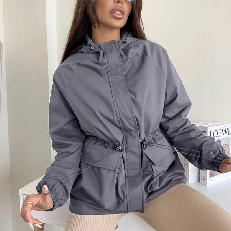 Waterproof Long-Sleeve Hooded Outdoor Hiking Jacket