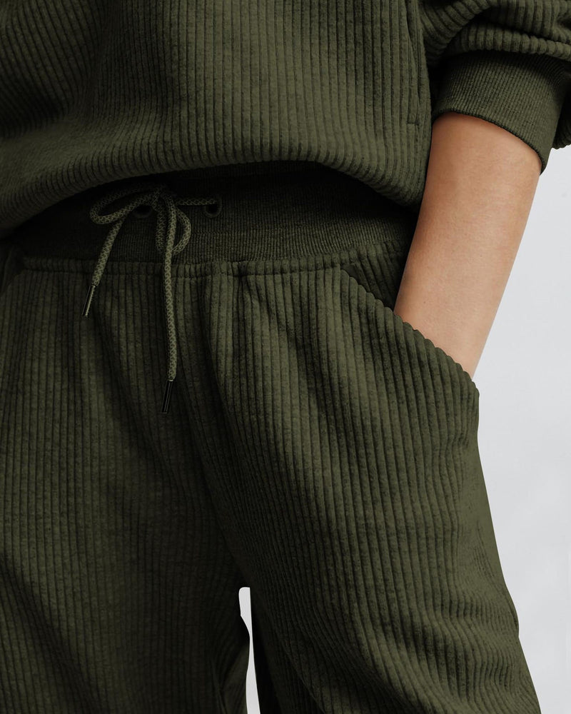 Unisex Half-Zip Pullover and Sweatpants Set