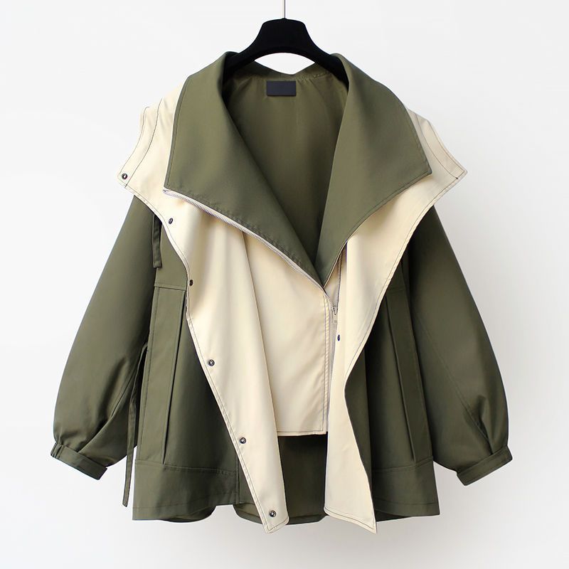 Waist-Cinched Mid-Length Trench Coat