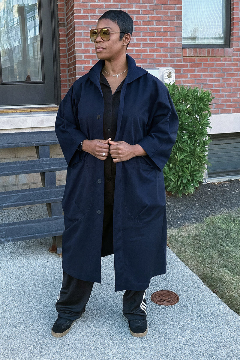 One Size Fits All Oversized Water Resistant Windbreaker Jacket