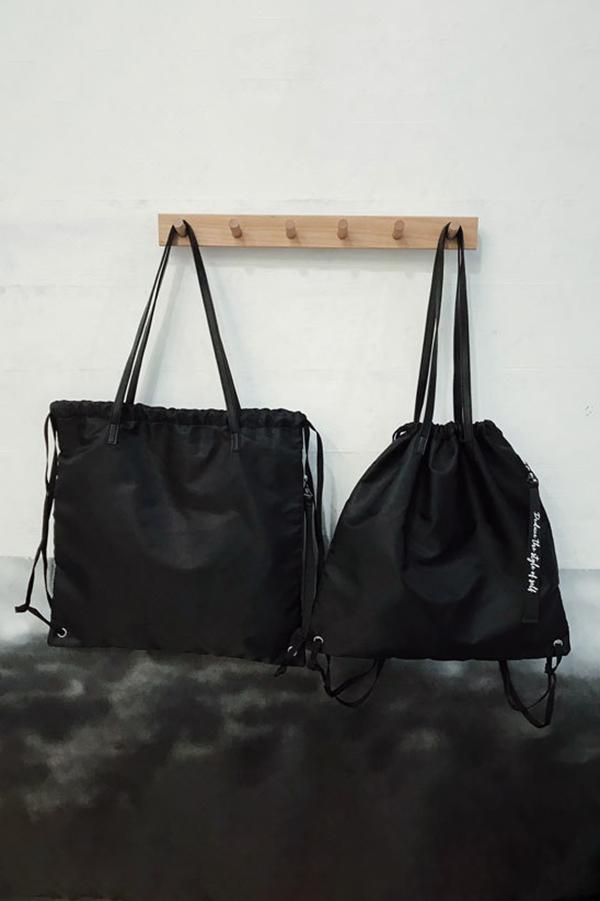 Drawstring Nylon Waterproof Tote Bag