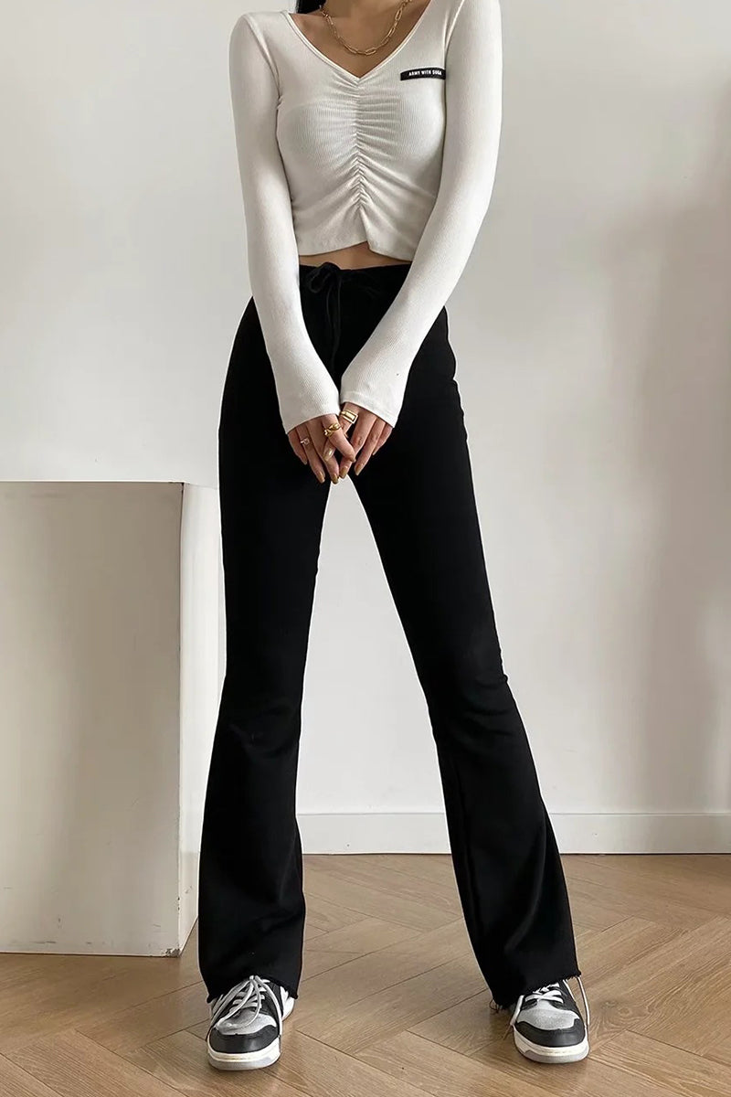 Comfy Retro Wide-Leg Pants