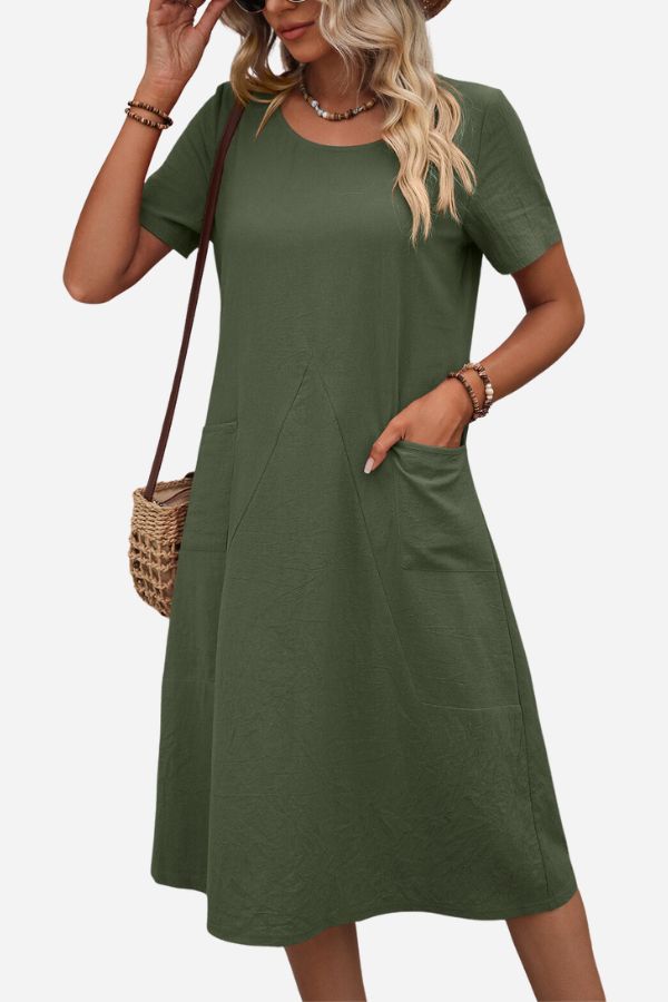 Radiant Escape Panelled Beach Dress